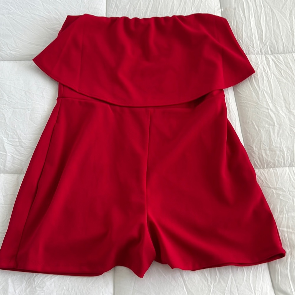 red romper